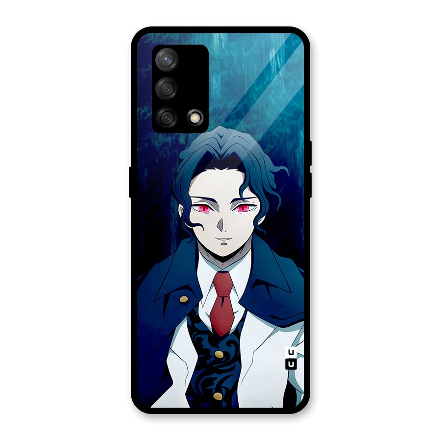 Muzan Kibutsuji Glass Back Case for Oppo F19