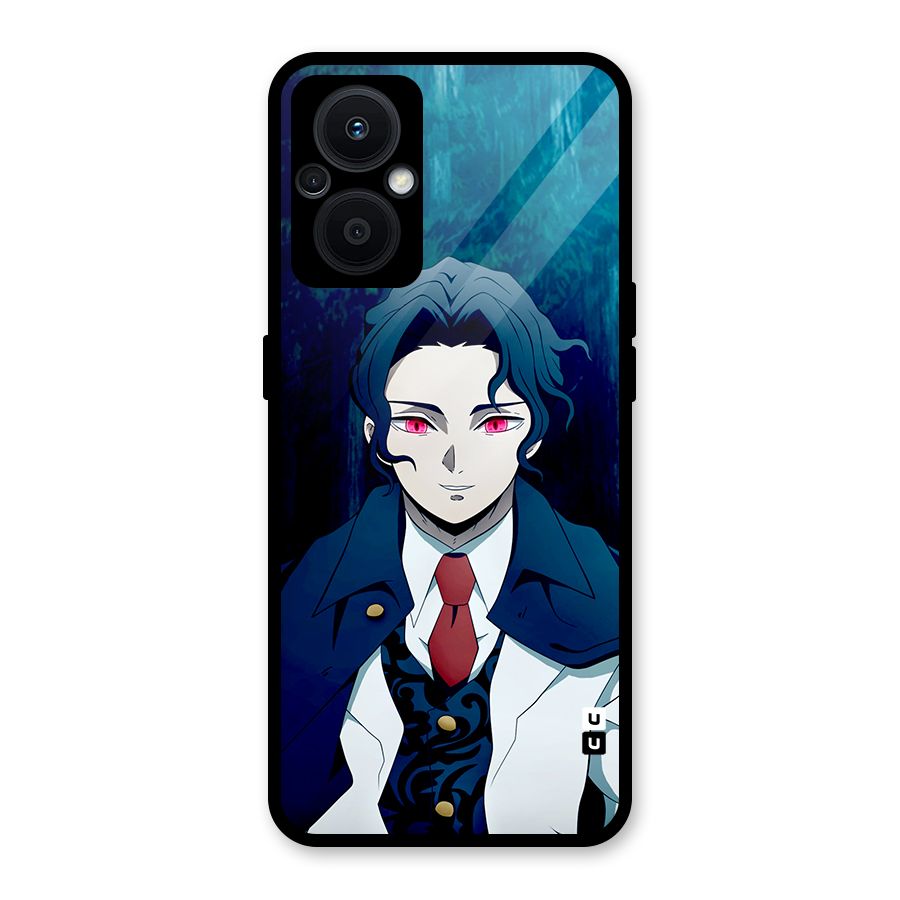Muzan Kibutsuji Glass Back Case for Oppo F21s Pro 5G