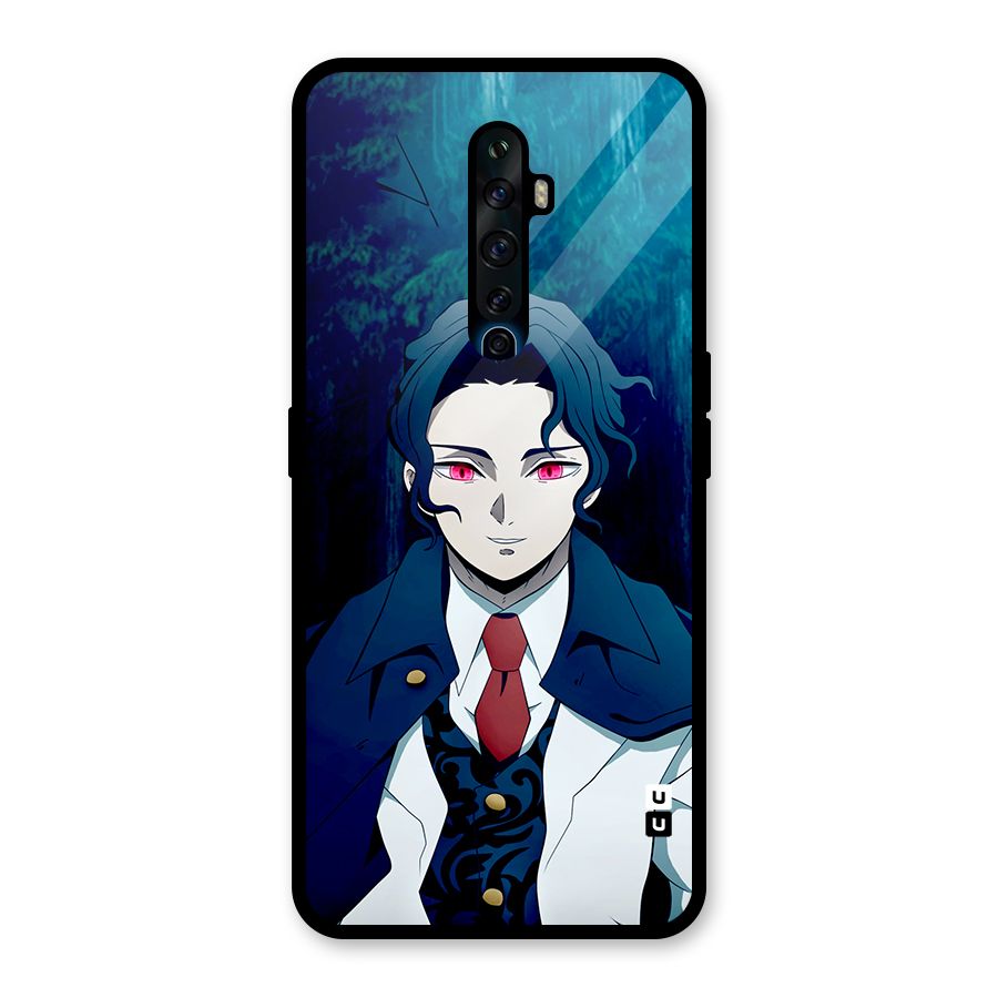 Muzan Kibutsuji Glass Back Case for Oppo Reno2 F