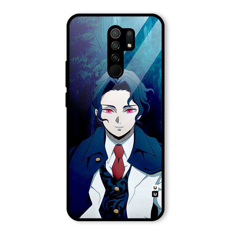 Muzan Kibutsuji Glass Back Case for Poco M2