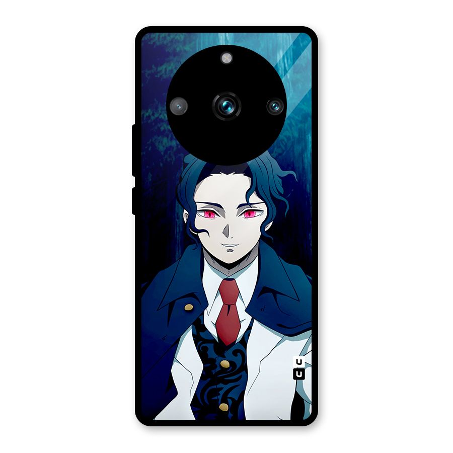 Muzan Kibutsuji Glass Back Case for Realme 11 Pro