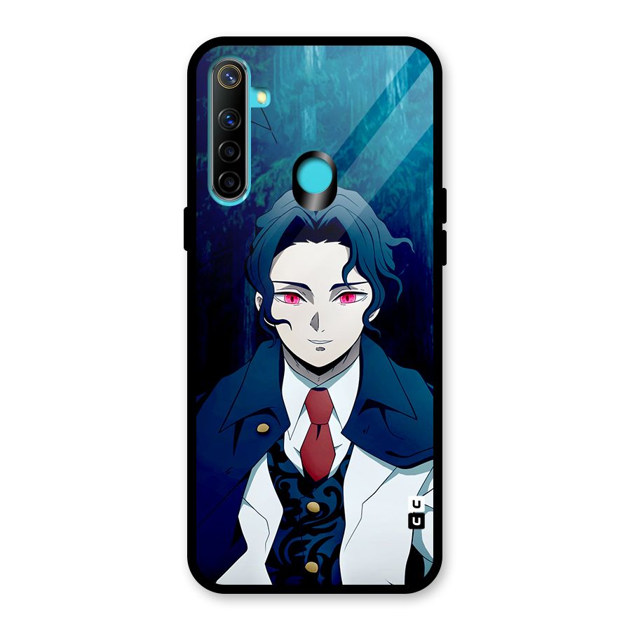 Muzan Kibutsuji Glass Back Case for Realme 5i