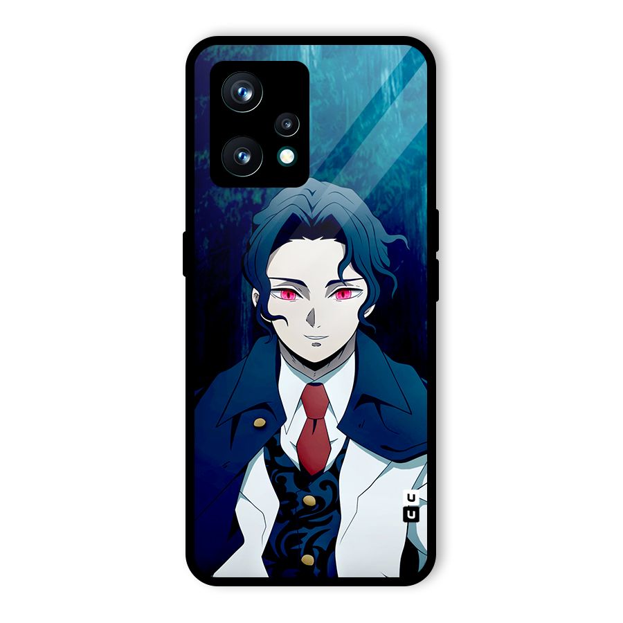 Muzan Kibutsuji Glass Back Case for Realme 9 Pro Plus 5G
