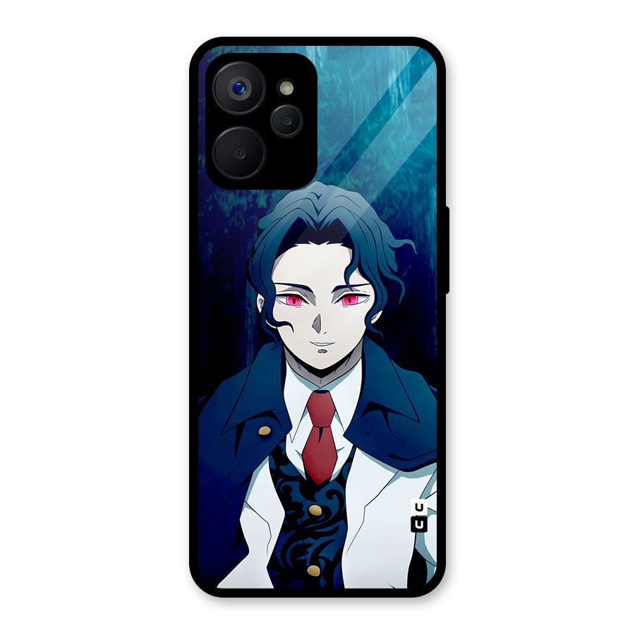 Muzan Kibutsuji Glass Back Case for Realme 9i 5G