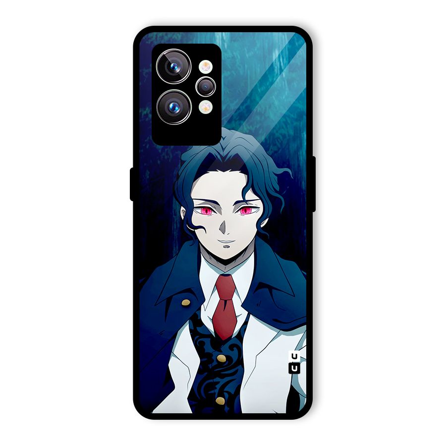 Muzan Kibutsuji Glass Back Case for Realme GT2 Pro