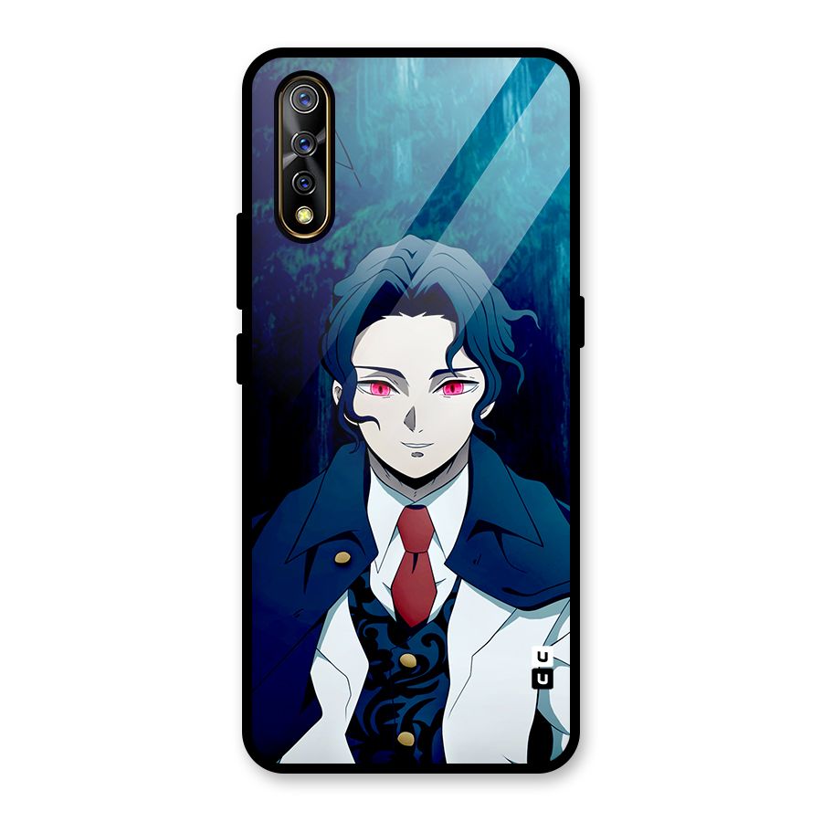 Muzan Kibutsuji Glass Back Case for Vivo S1