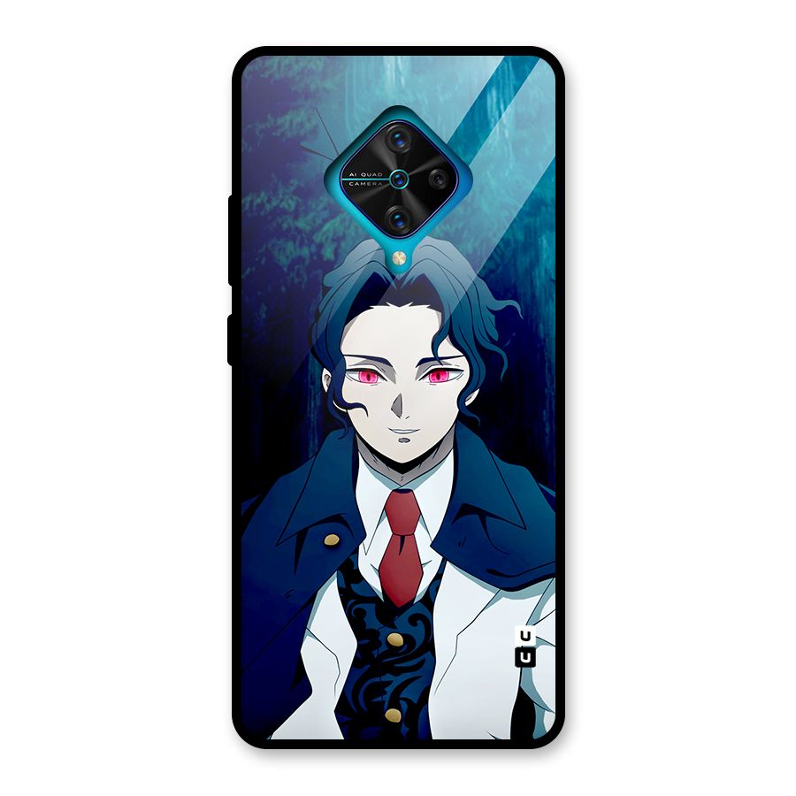 Muzan Kibutsuji Glass Back Case for Vivo S1 Pro