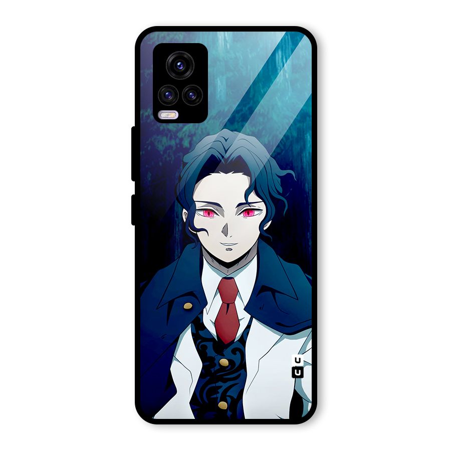 Muzan Kibutsuji Glass Back Case for Vivo V20 2021