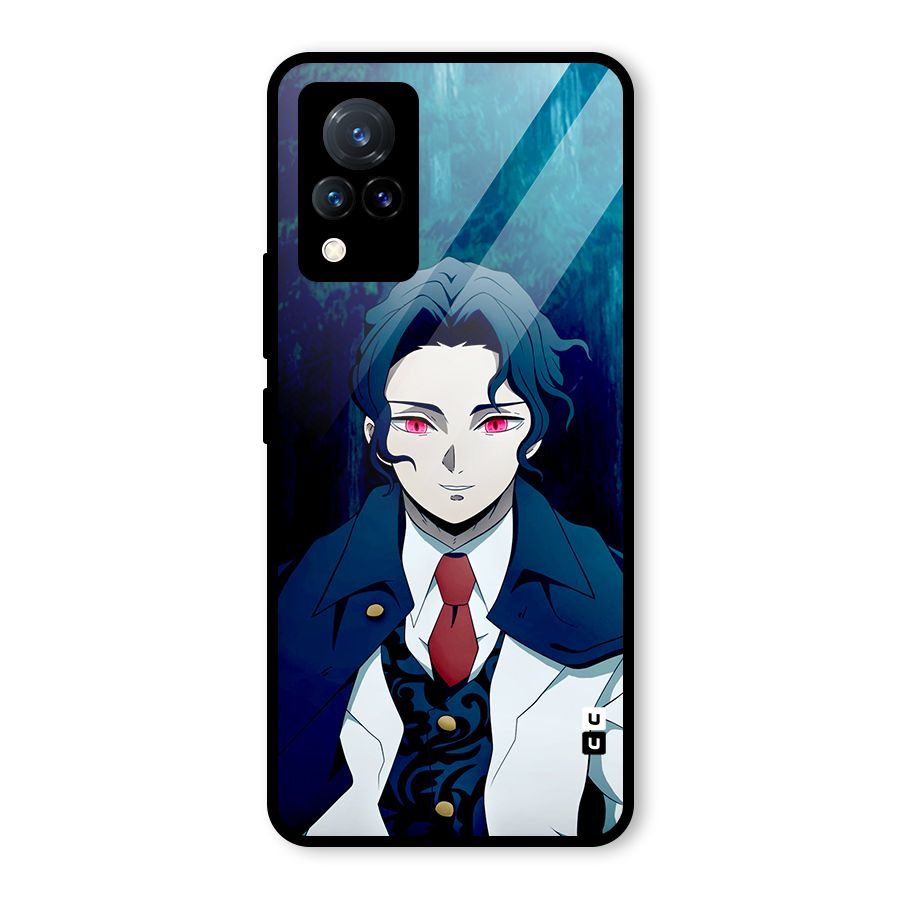Muzan Kibutsuji Glass Back Case for Vivo V21 5G