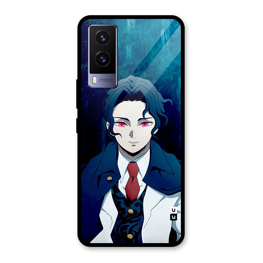 Muzan Kibutsuji Glass Back Case for Vivo V21e 5G