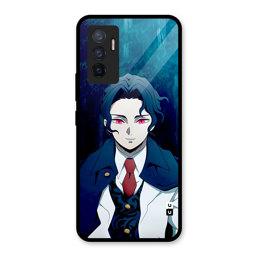 Muzan Kibutsuji Glass Back Case for Vivo V23e
