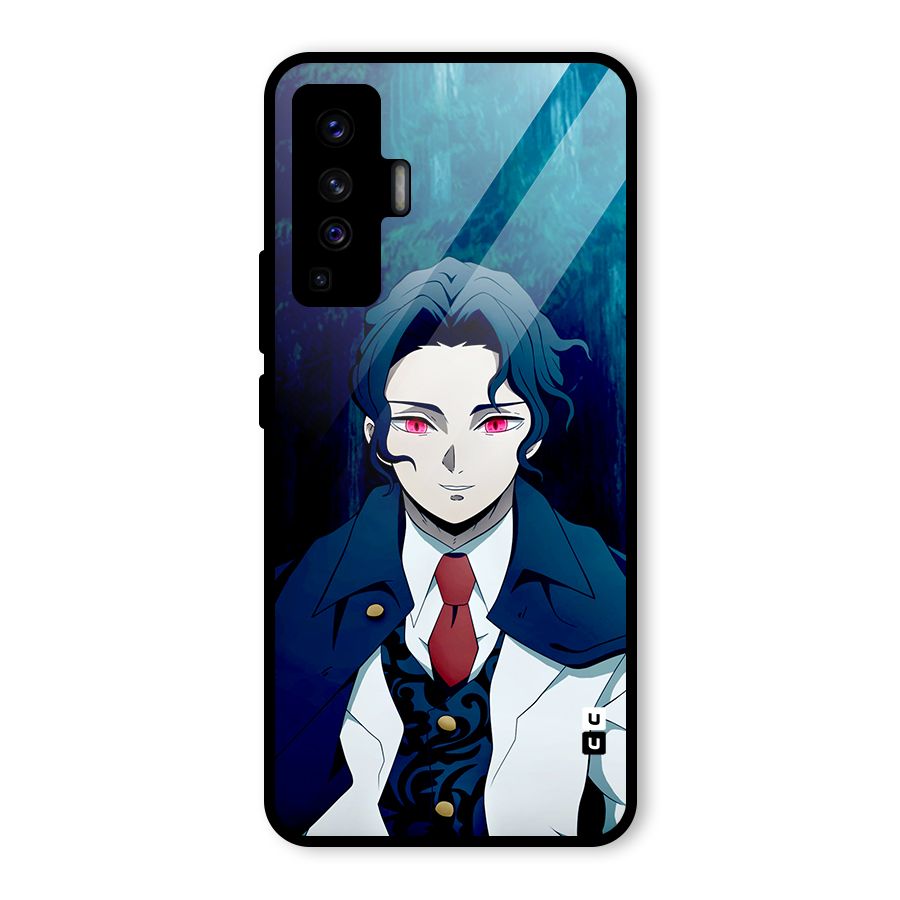 Muzan Kibutsuji Glass Back Case for Vivo X50