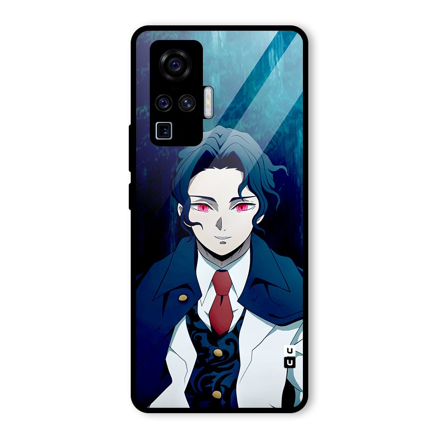 Muzan Kibutsuji Glass Back Case for Vivo X50 Pro