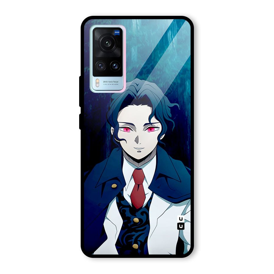 Muzan Kibutsuji Glass Back Case for Vivo X60
