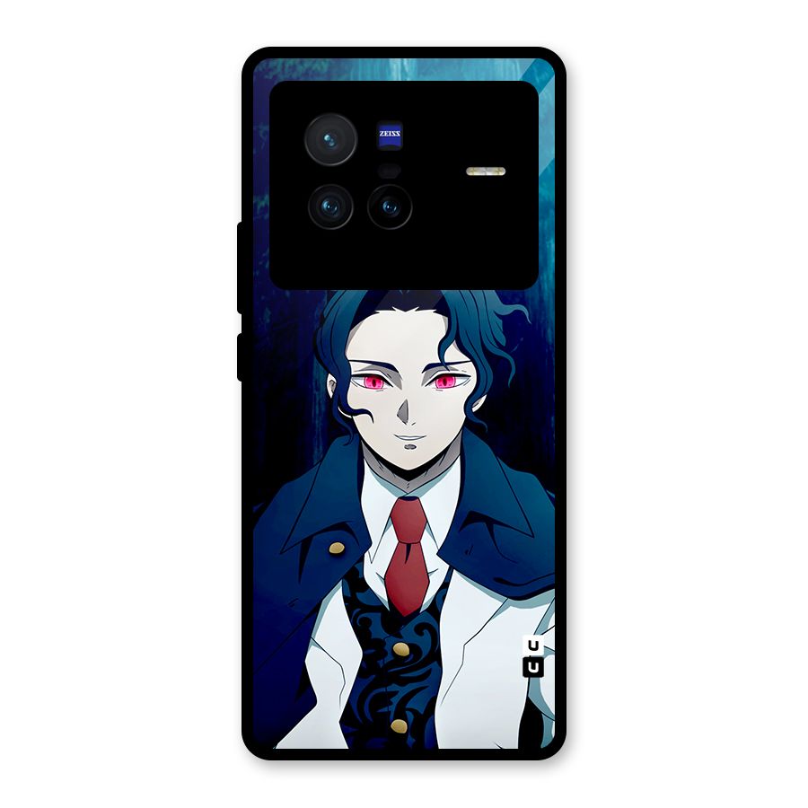 Muzan Kibutsuji Glass Back Case for Vivo X80