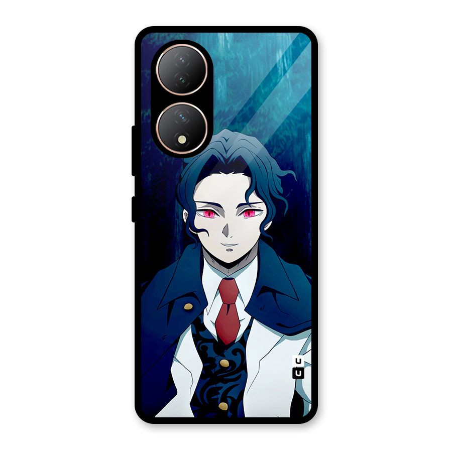 Muzan Kibutsuji Glass Back Case for Vivo Y100