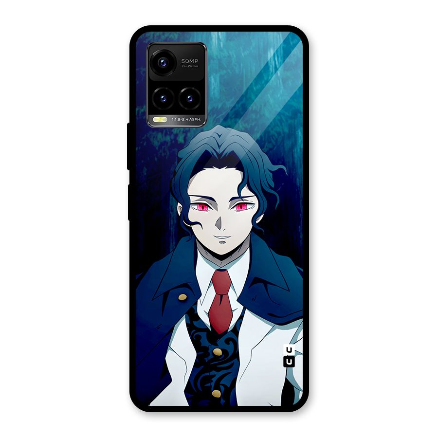 Muzan Kibutsuji Glass Back Case for Vivo Y21T