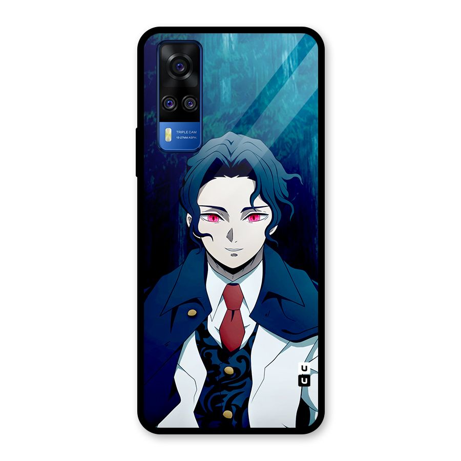 Muzan Kibutsuji Glass Back Case for Vivo Y31