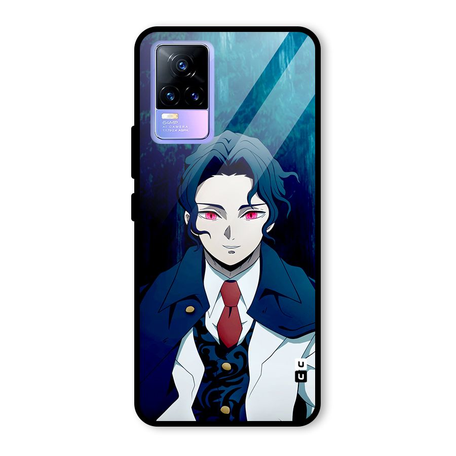 Muzan Kibutsuji Glass Back Case for Vivo Y73