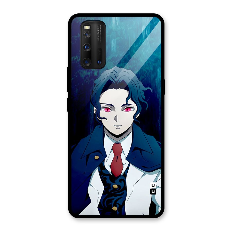 Muzan Kibutsuji Glass Back Case for Vivo iQOO 3