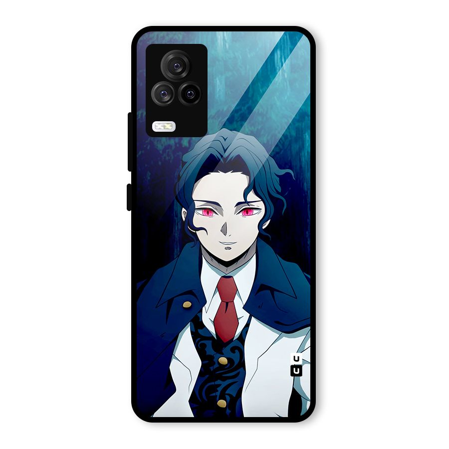 Muzan Kibutsuji Glass Back Case for Vivo iQOO 7 Legend 5G