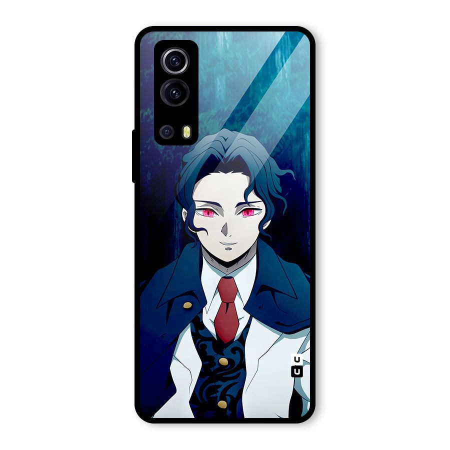 Muzan Kibutsuji Glass Back Case for Vivo iQOO Z3