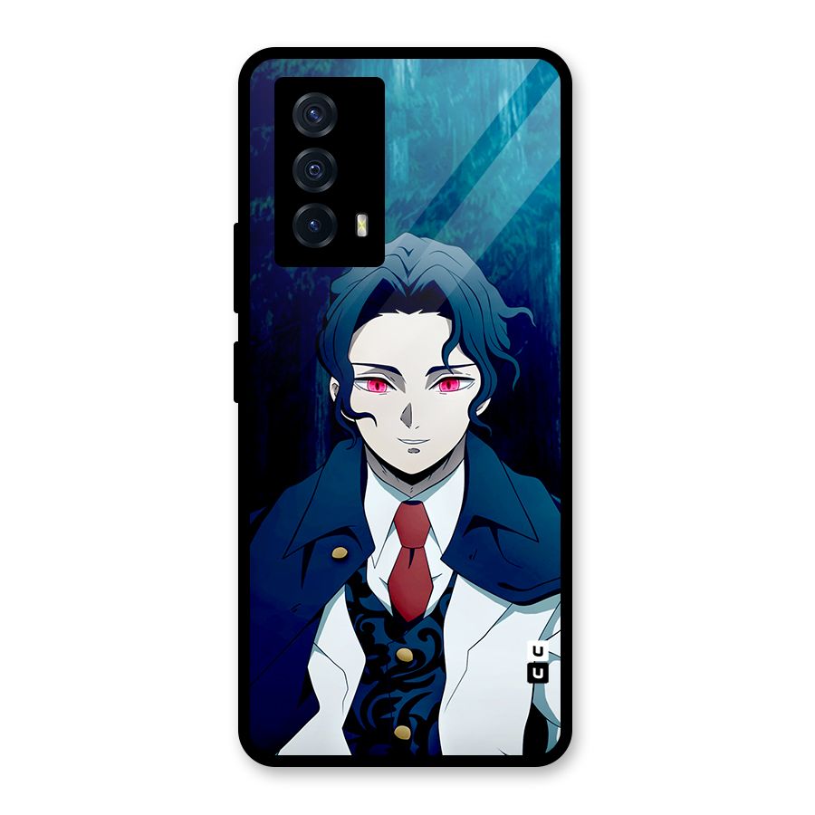 Muzan Kibutsuji Glass Back Case for Vivo iQOO Z5