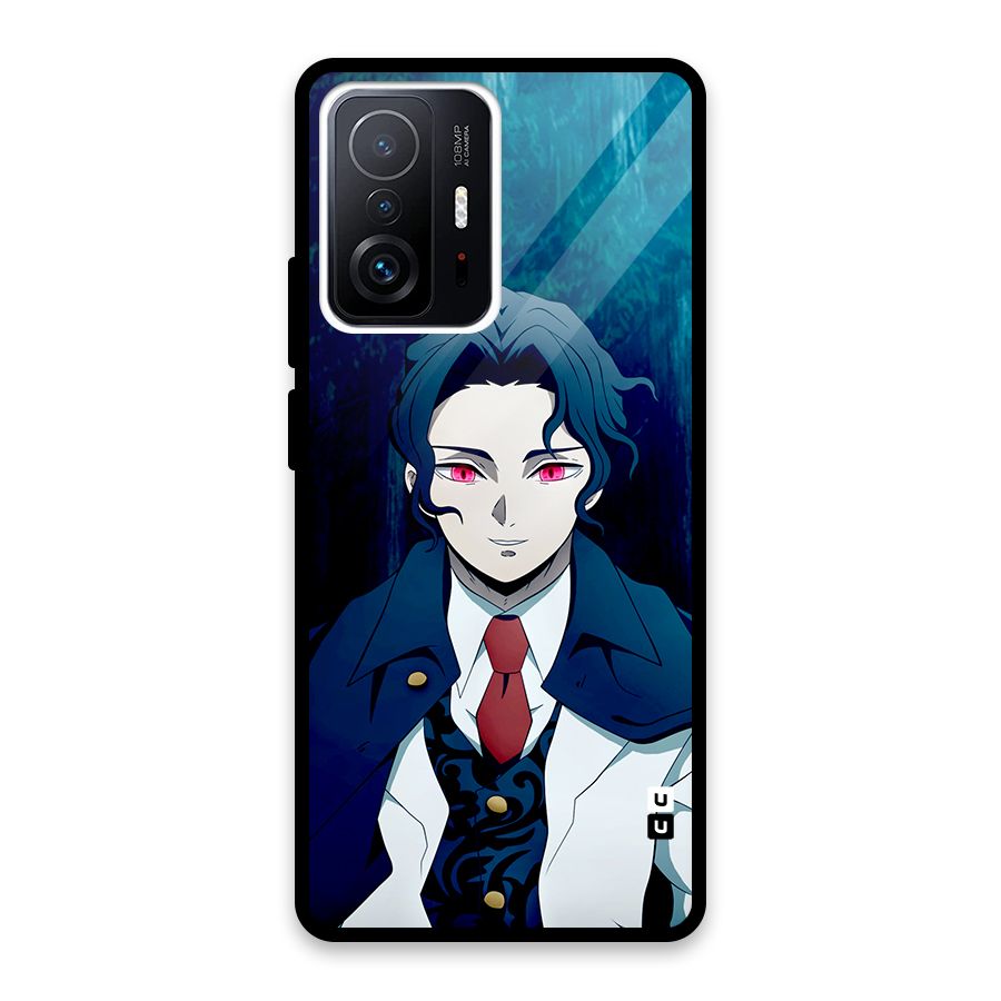 Muzan Kibutsuji Glass Back Case for Xiaomi 11T Pro