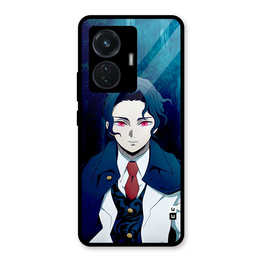 Muzan Kibutsuji Glass Back Case for iQOO Z6 44W