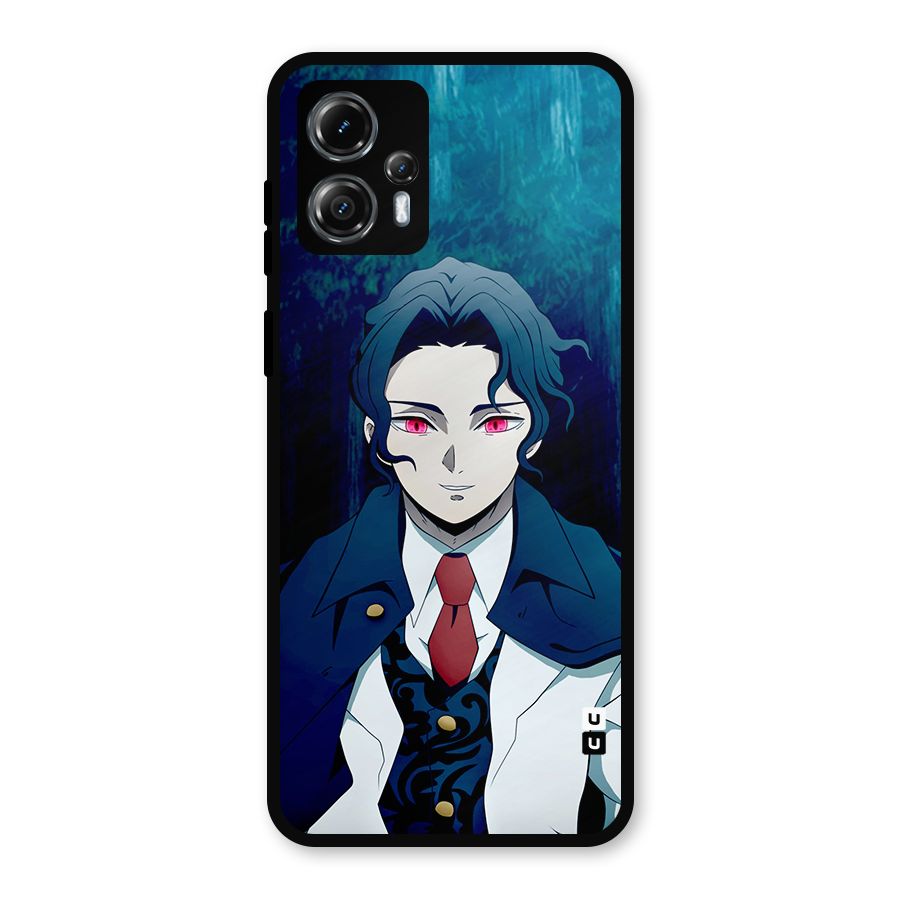 Muzan Kibutsuji Metal Back Case for Moto G13