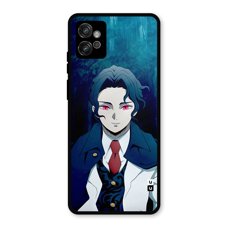 Muzan Kibutsuji Metal Back Case for Moto G32