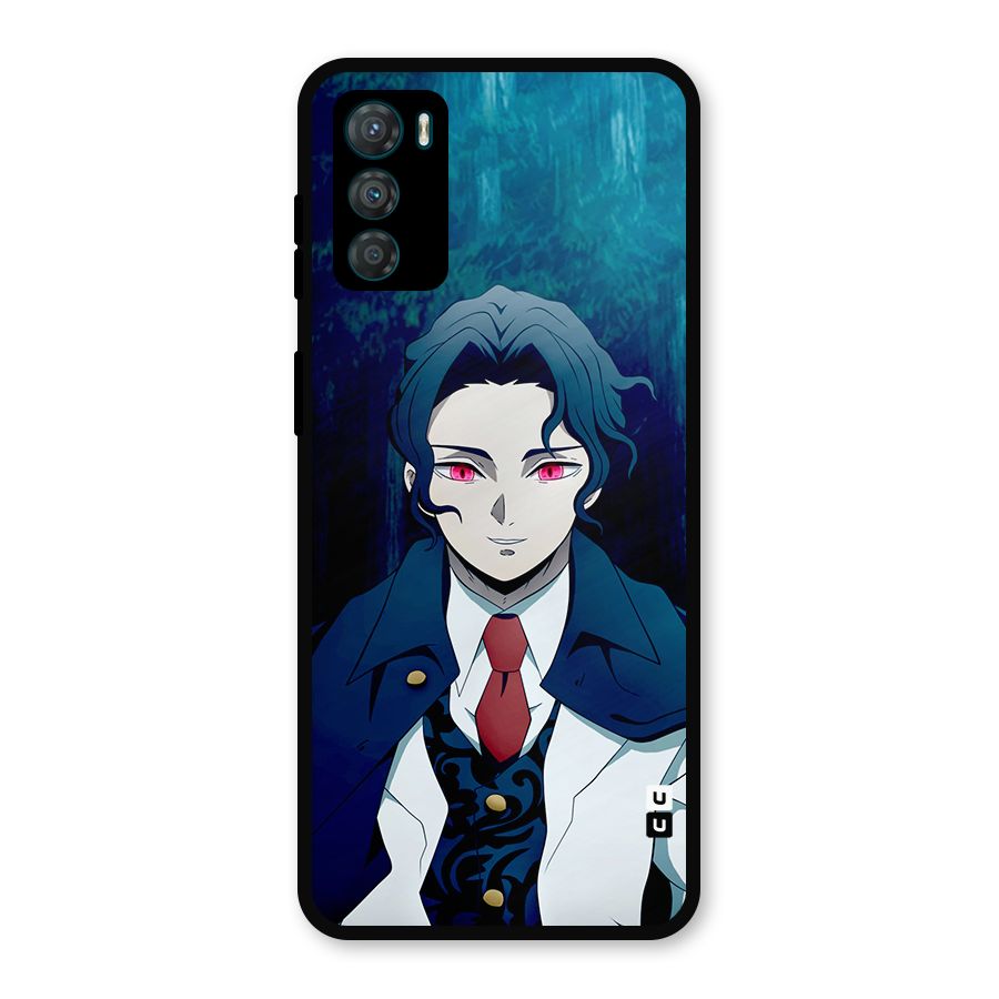 Muzan Kibutsuji Metal Back Case for Moto G42