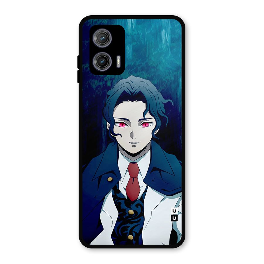 Muzan Kibutsuji Metal Back Case for Moto G73