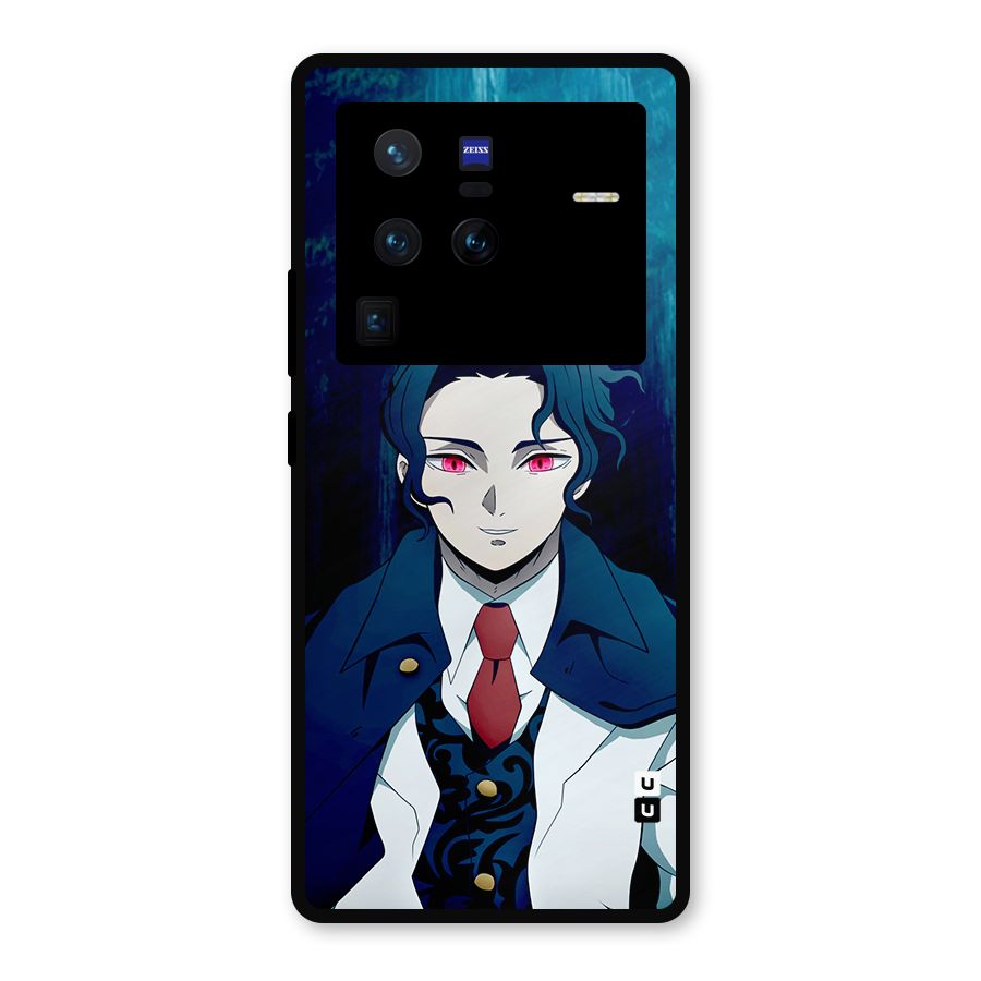 Muzan Kibutsuji Metal Back Case for Vivo X80 Pro