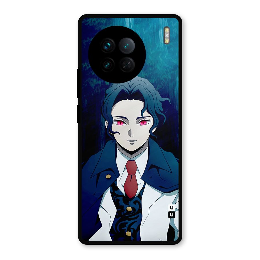 Muzan Kibutsuji Metal Back Case for Vivo X90