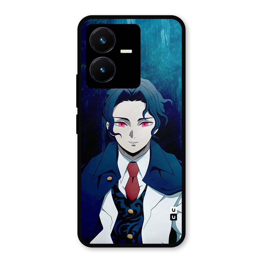 Muzan Kibutsuji Metal Back Case for Vivo Y22