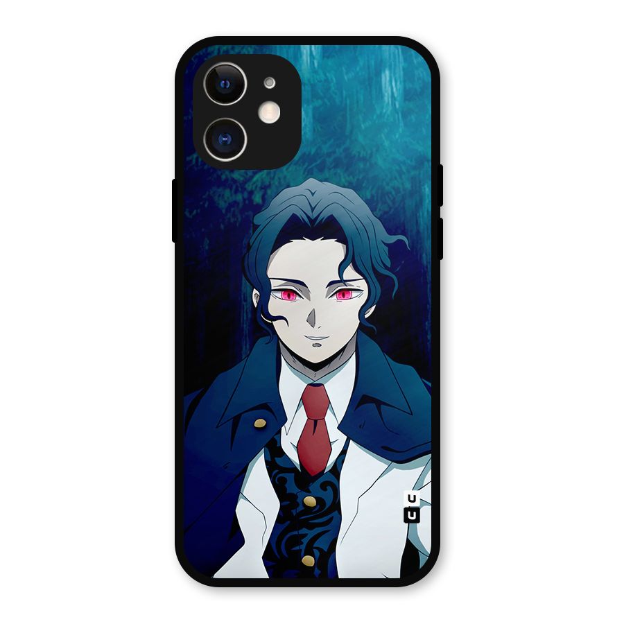 Muzan Kibutsuji Metal Back Case for iPhone 12