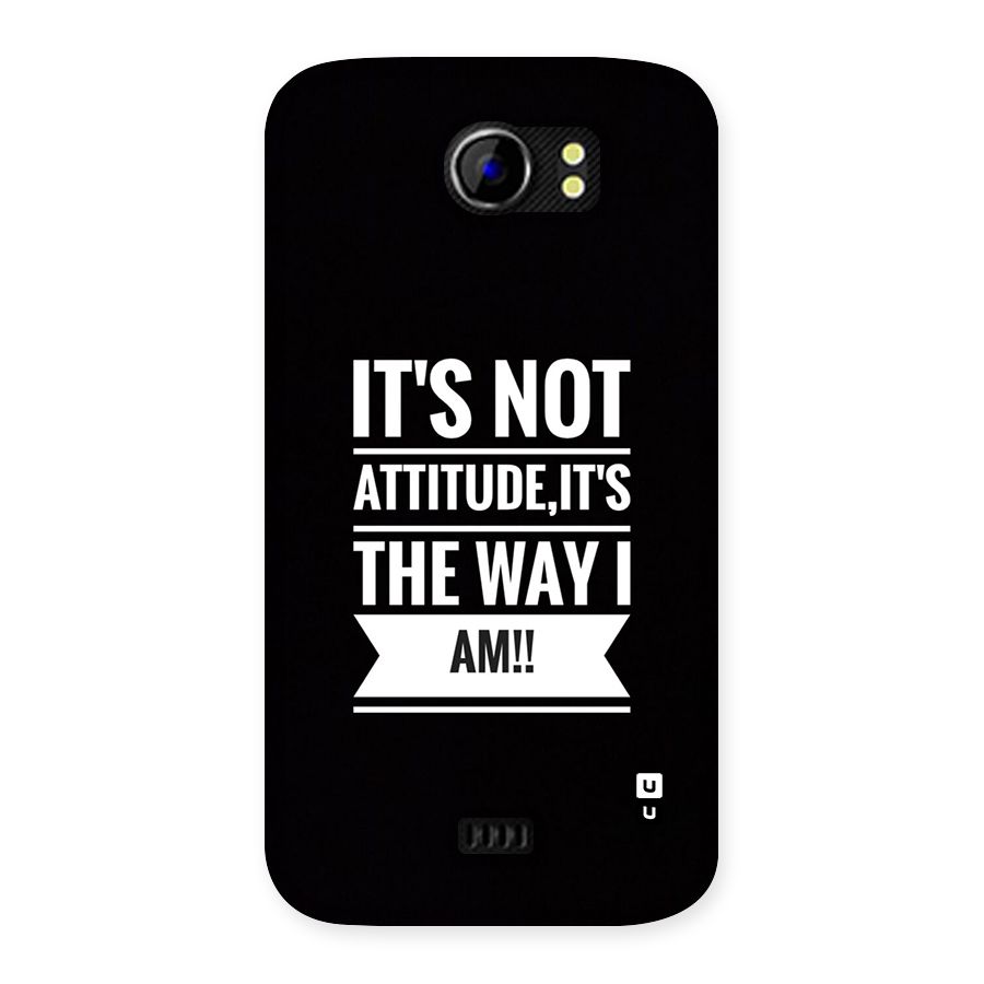My Attitude Back Case for Canvas 2 A110