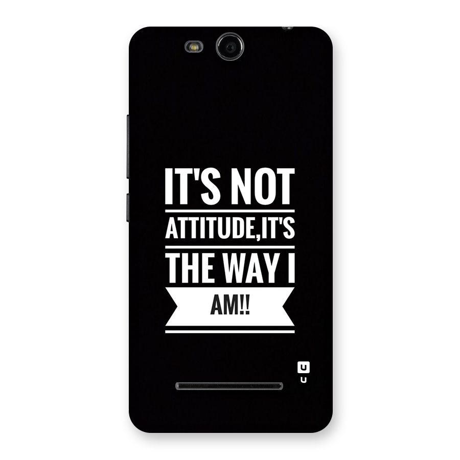 My Attitude Back Case for Canvas Juice 3 Q392