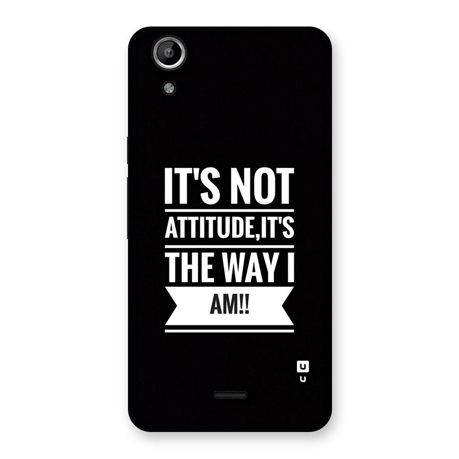 My Attitude Back Case for Canvas Selfie Lens Q345