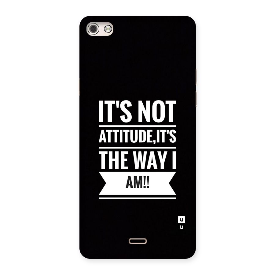 My Attitude Back Case for Canvas Silver 5