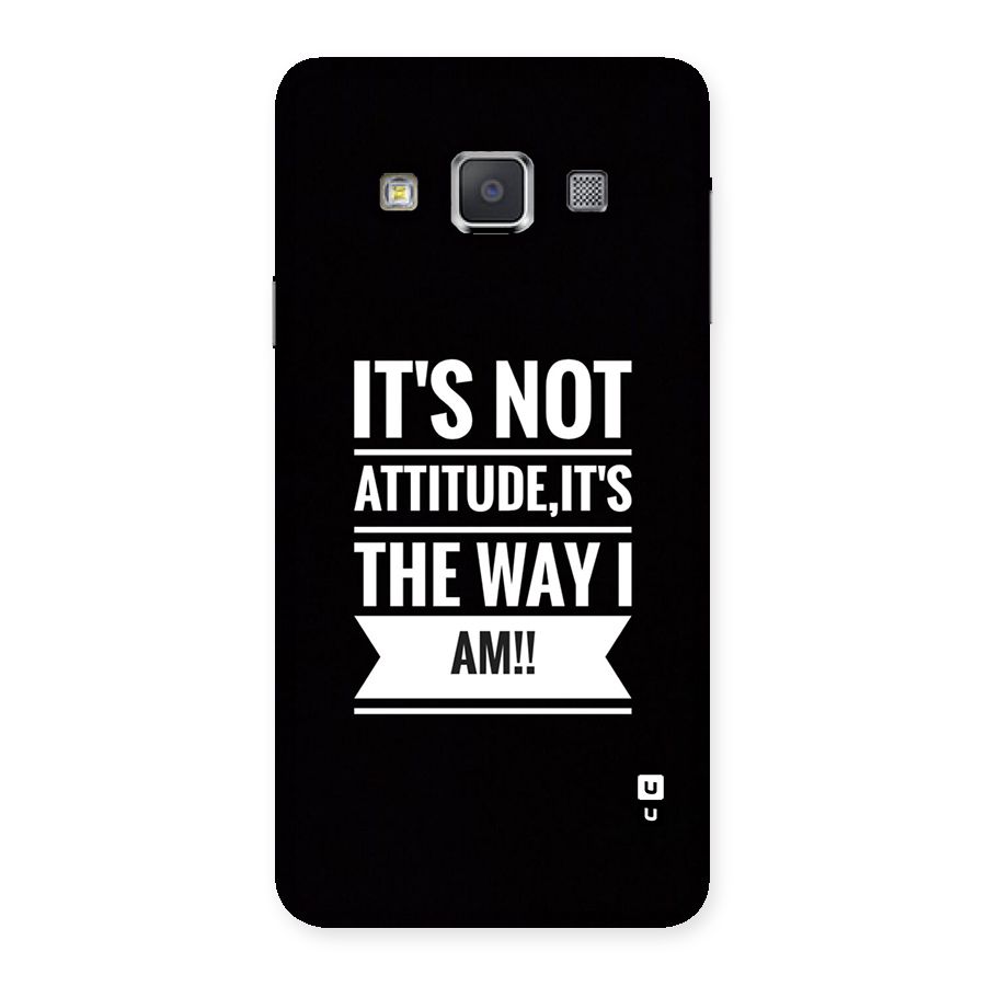 My Attitude Back Case for Galaxy A3