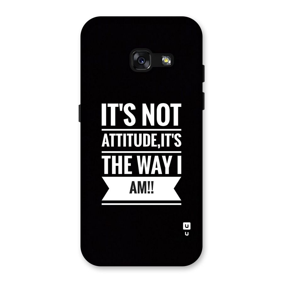 My Attitude Back Case for Galaxy A3 (2017)
