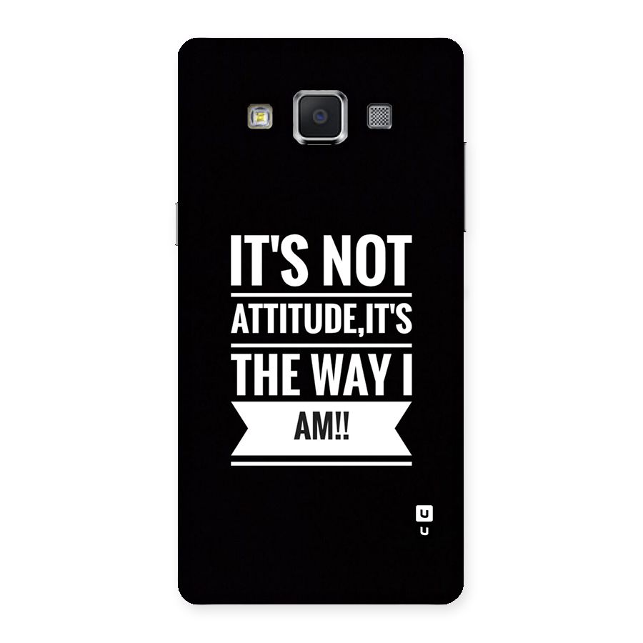 My Attitude Back Case for Galaxy A5