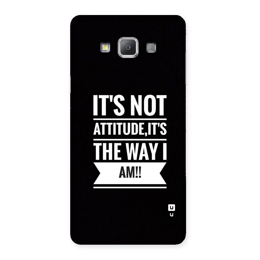 My Attitude Back Case for Galaxy A7