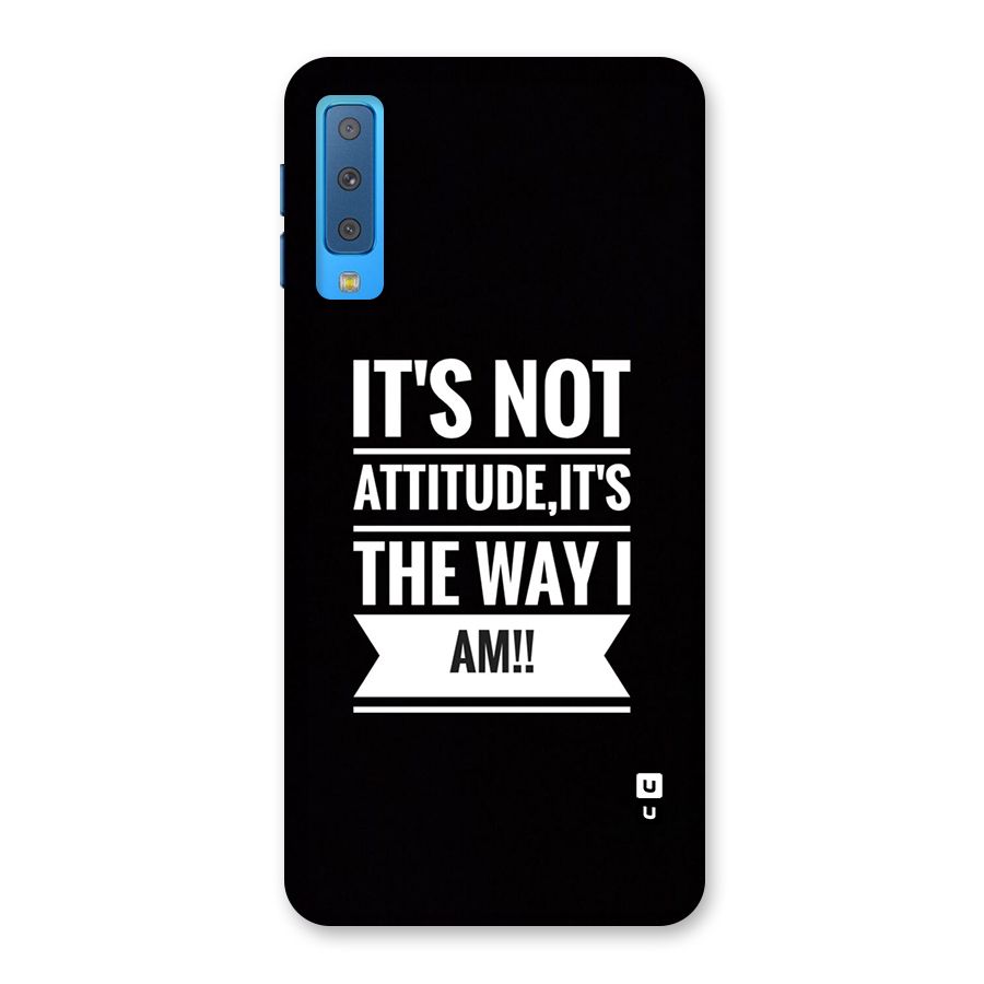 My Attitude Back Case for Galaxy A7 (2018)