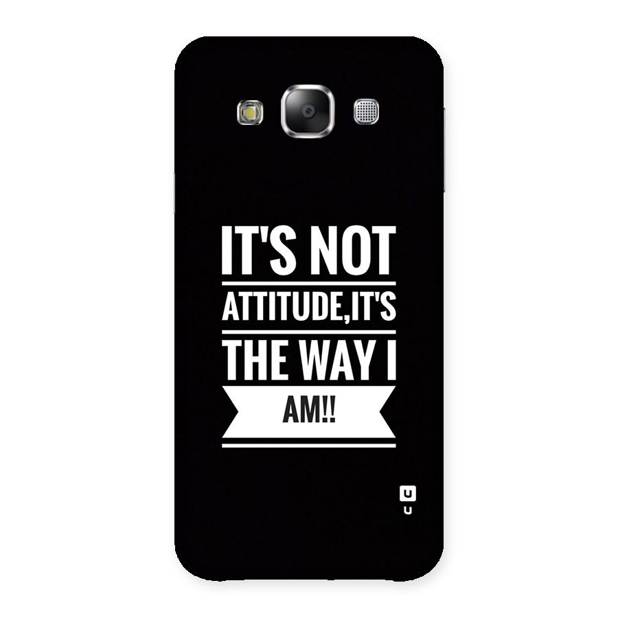 My Attitude Back Case for Galaxy E5