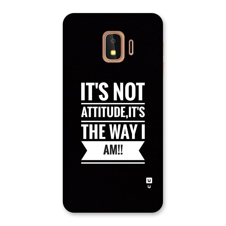 My Attitude Back Case for Galaxy J2 Core