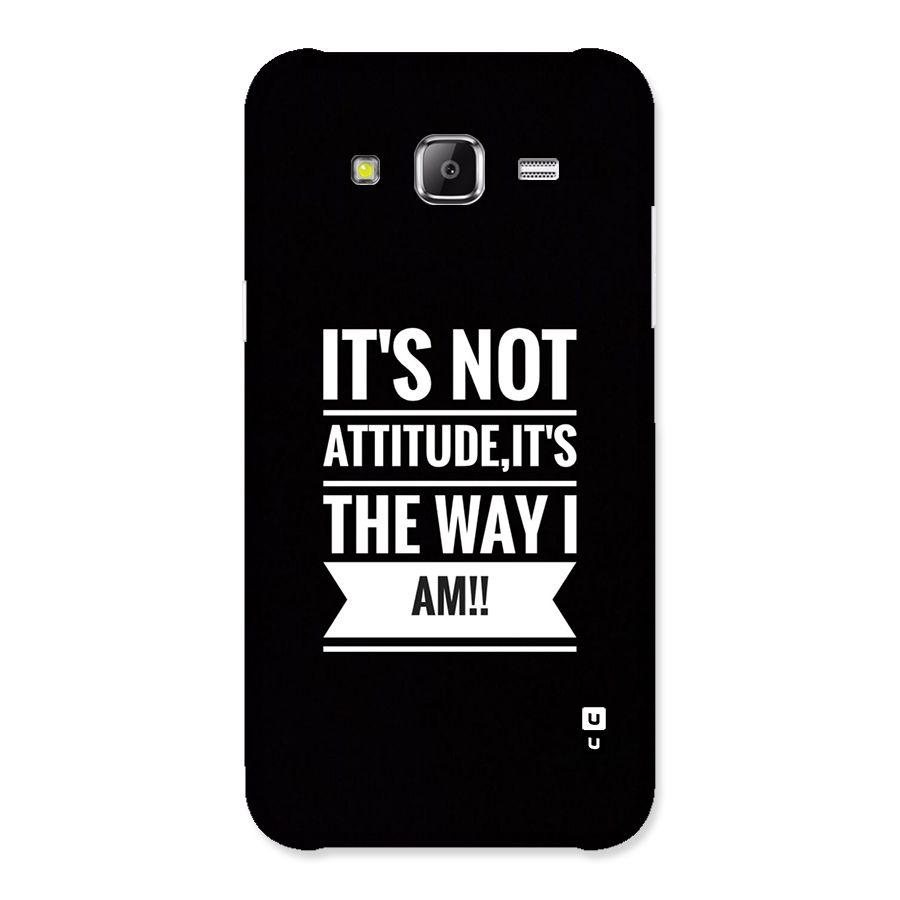 My Attitude Back Case for Galaxy J2 Prime