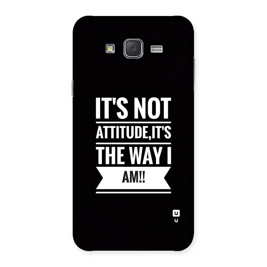 My Attitude Back Case for Galaxy J7